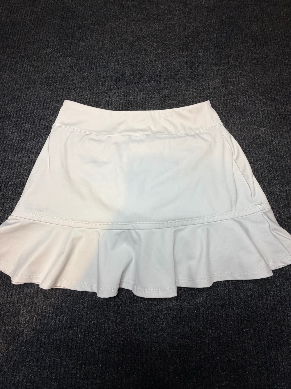 Tommy Bahama White Ruffle Hem Skirt